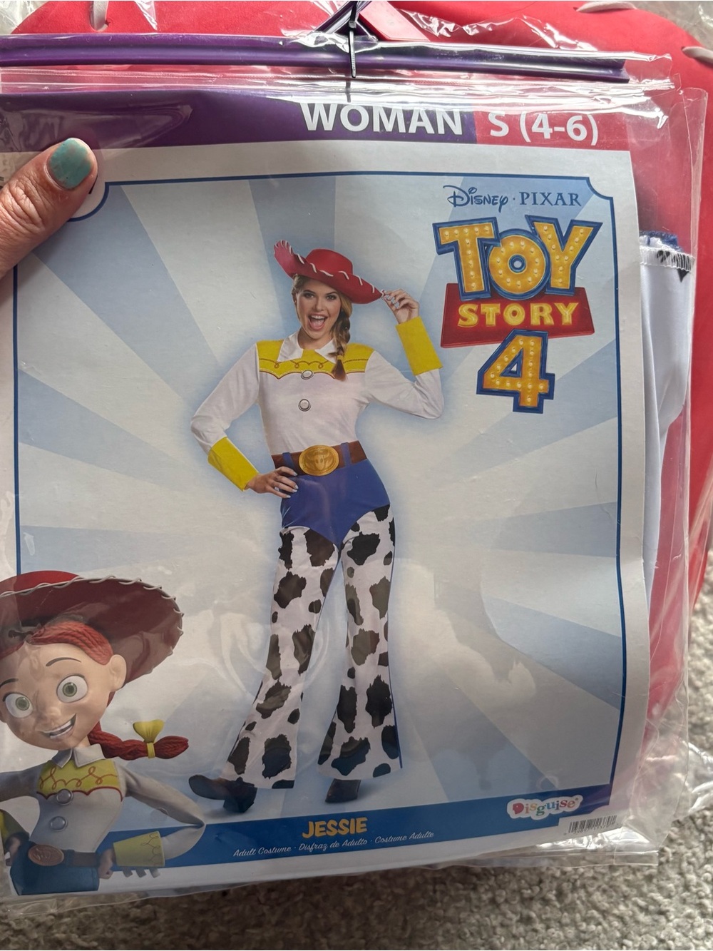 Disney Jessie Women's Jumpsuit Costume NEW Small Toy Story Halloween Land World